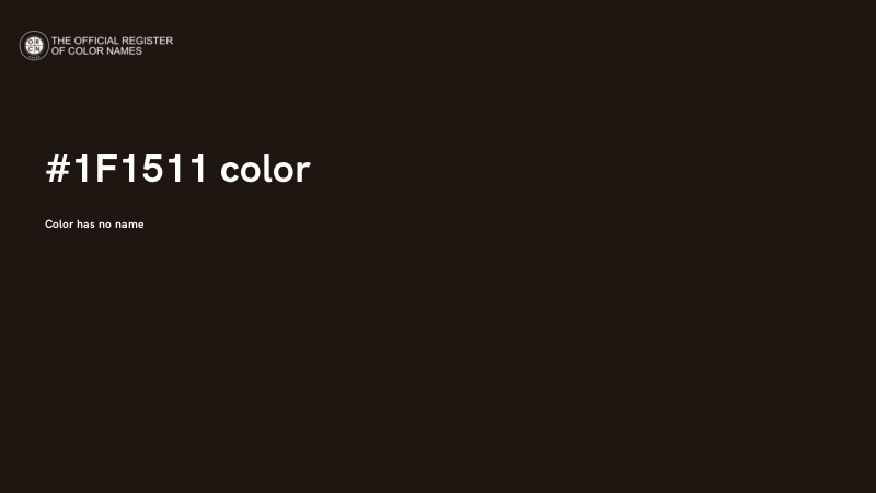 #1F1511 color image