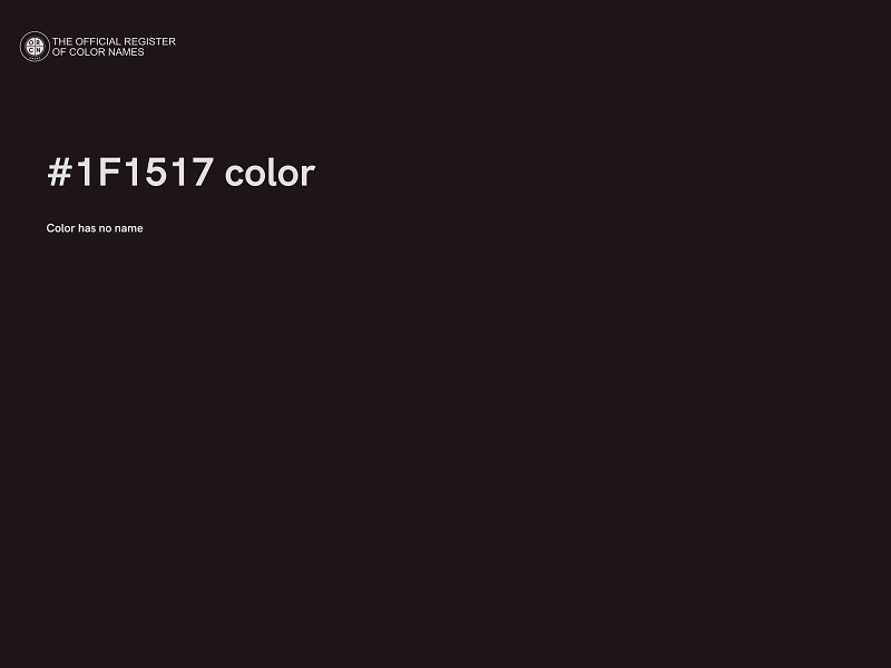 #1F1517 color image