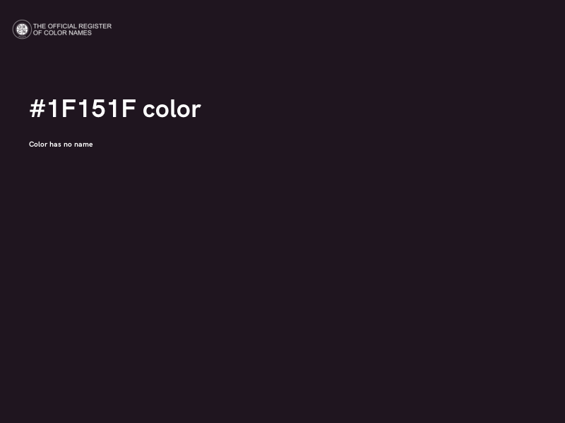 #1F151F color image