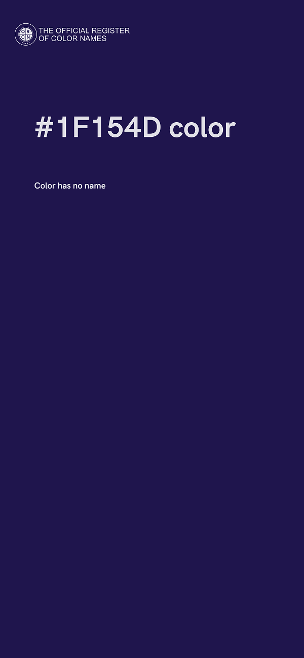 #1F154D color image