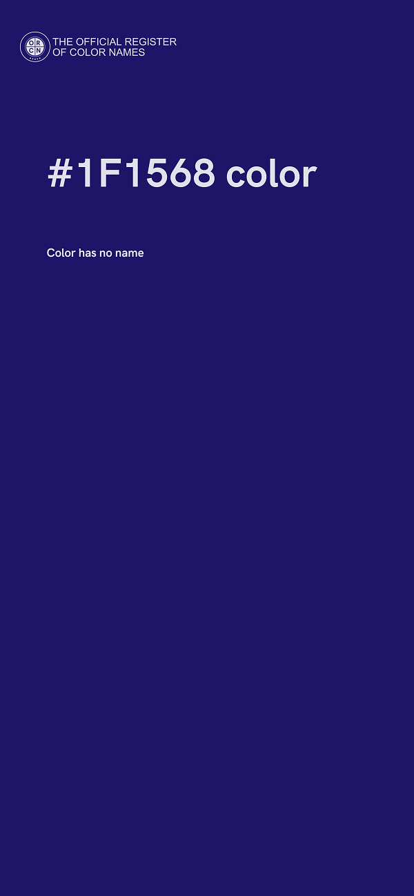 #1F1568 color image