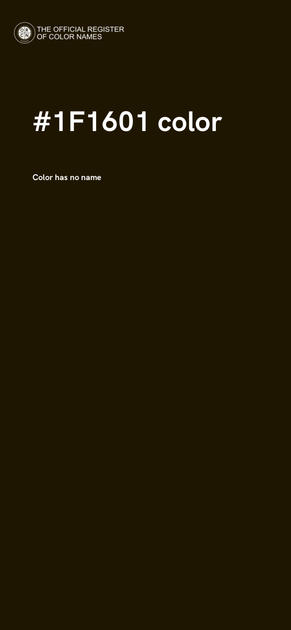 #1F1601 color image