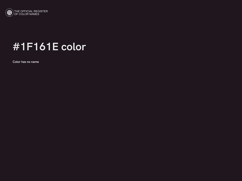 #1F161E color image