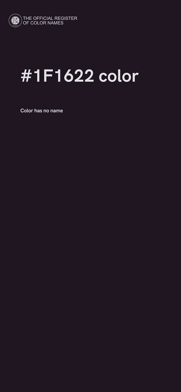 #1F1622 color image