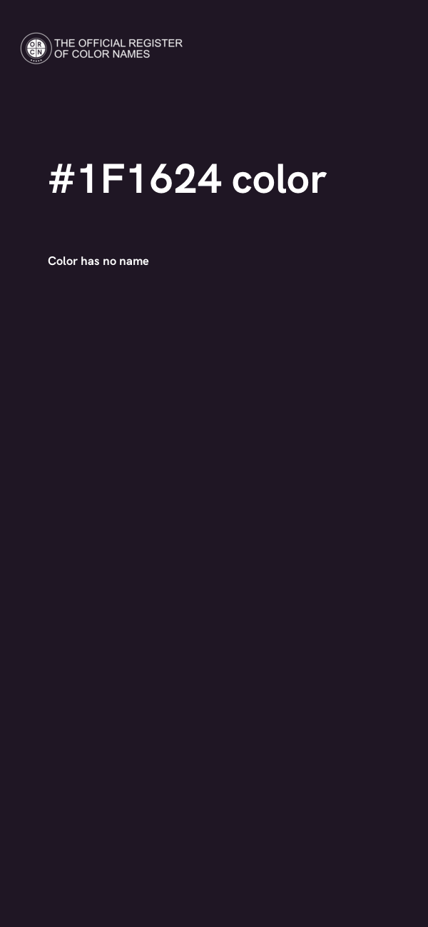 #1F1624 color image