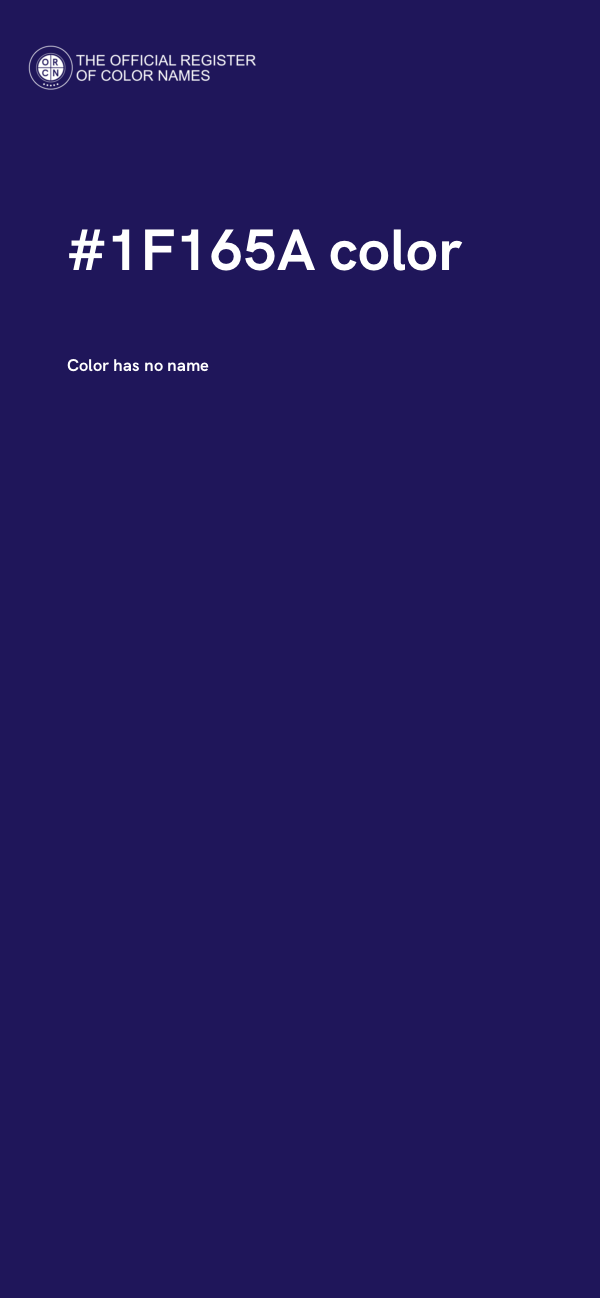 #1F165A color image