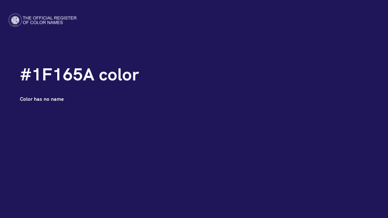 #1F165A color image