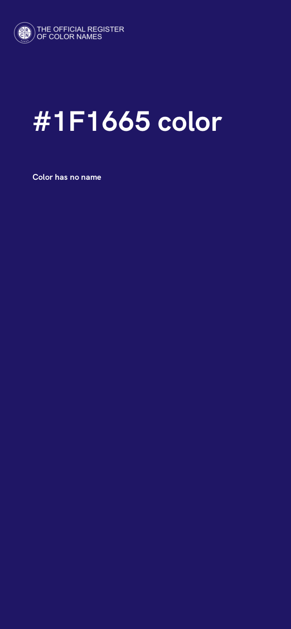 #1F1665 color image