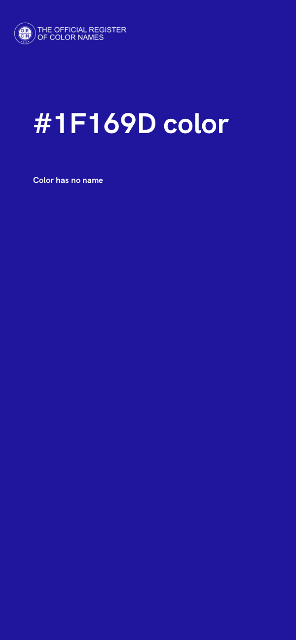 #1F169D color image