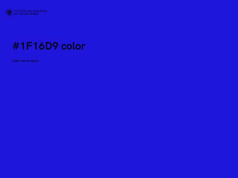 #1F16D9 color image