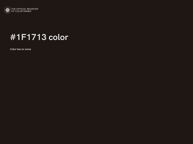 #1F1713 color image