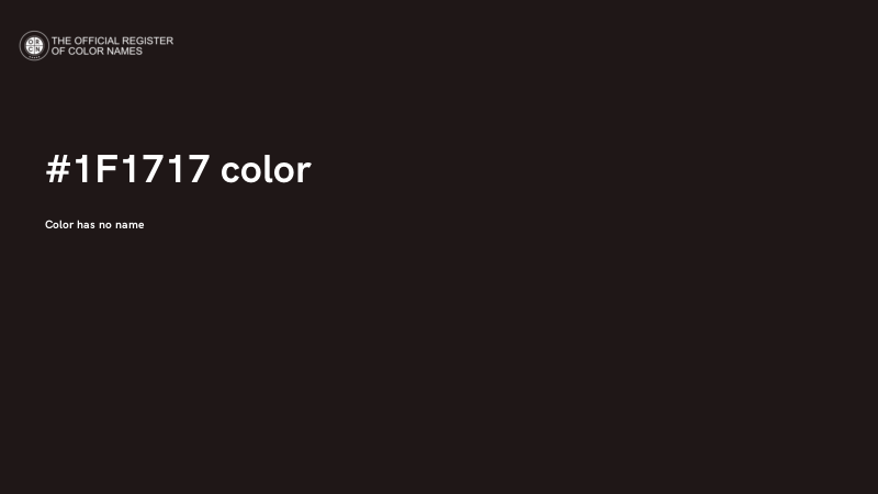 #1F1717 color image
