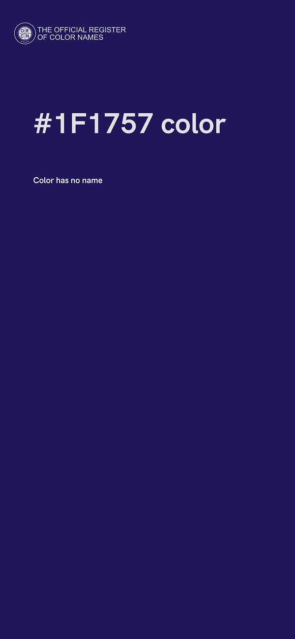 #1F1757 color image