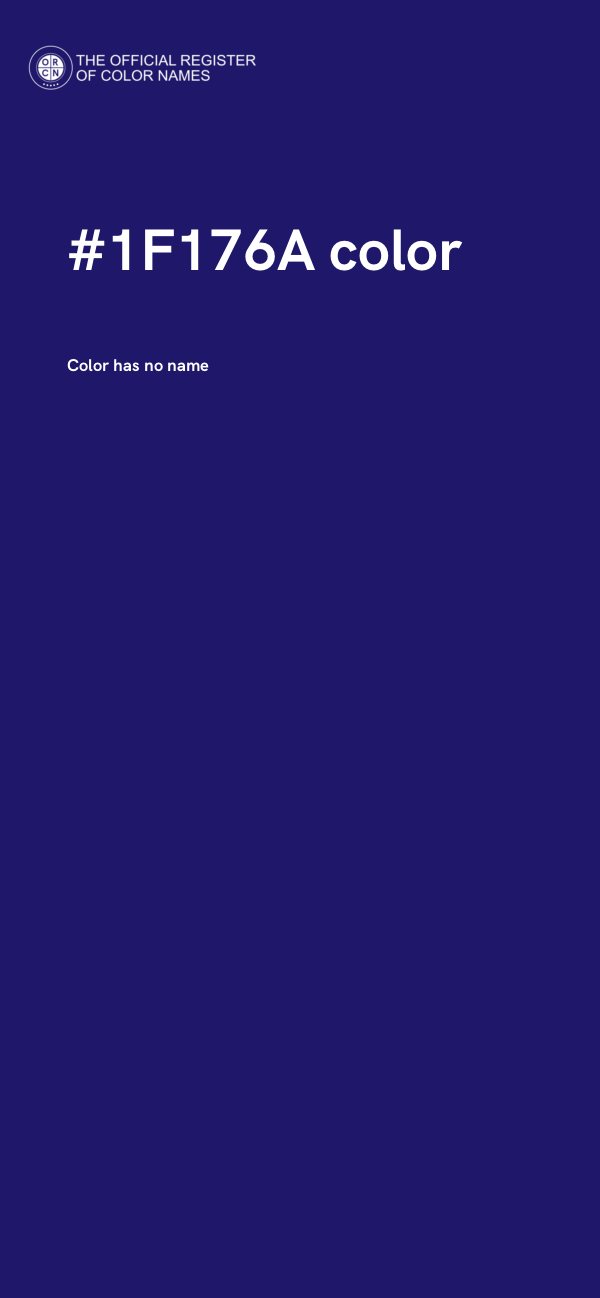 #1F176A color image