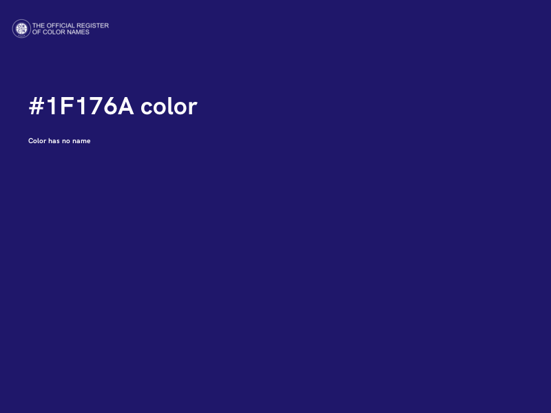#1F176A color image