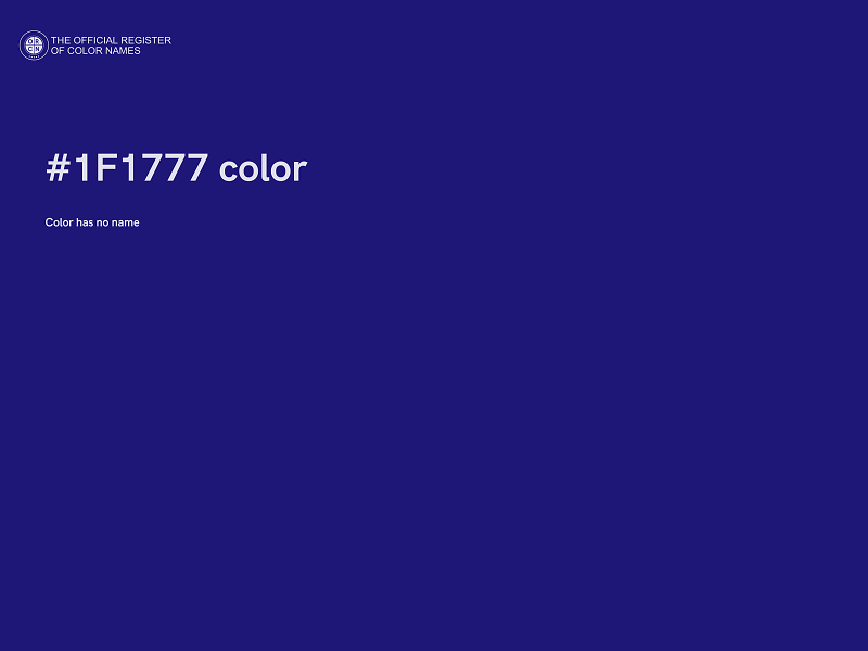 #1F1777 color image