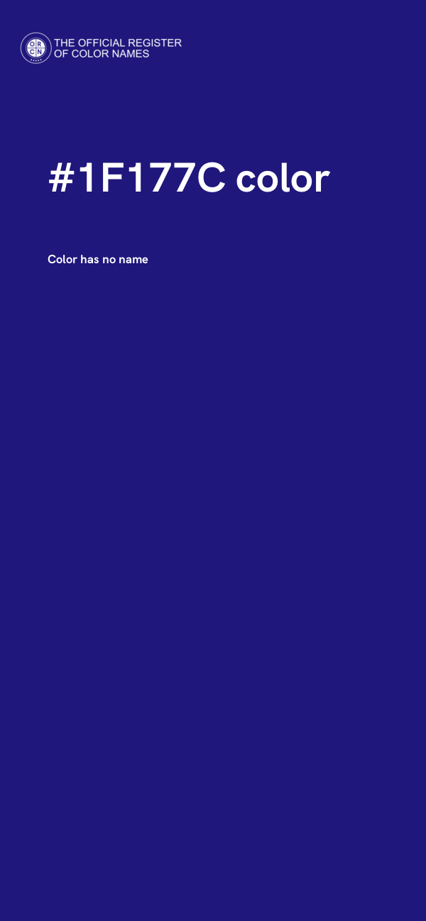 #1F177C color image