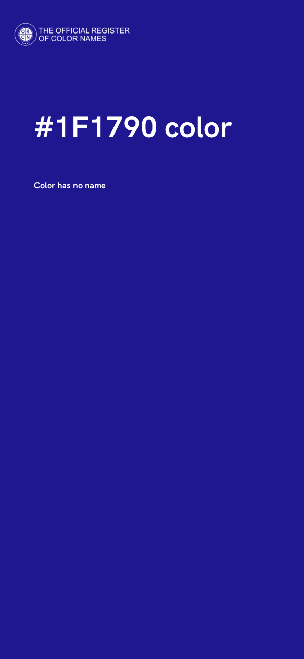 #1F1790 color image