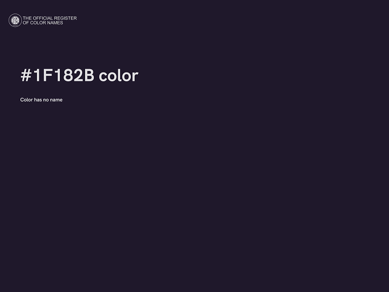 #1F182B color image