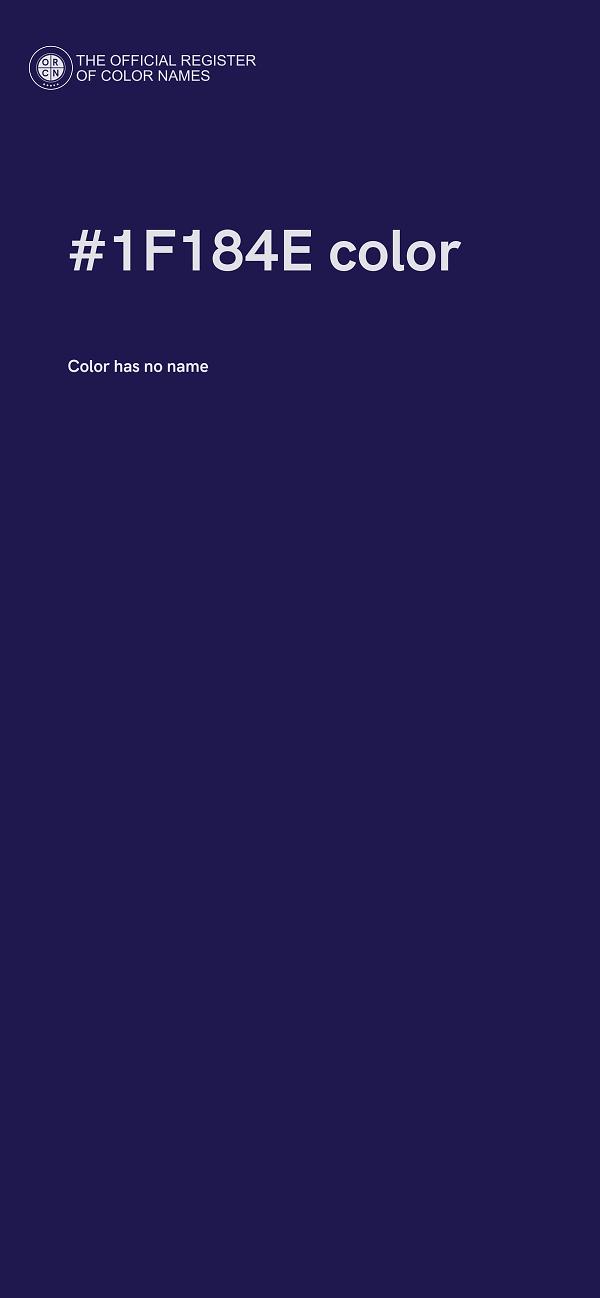 #1F184E color image