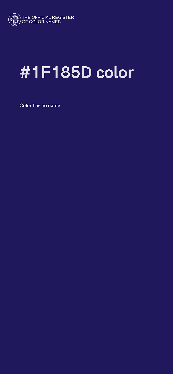 #1F185D color image