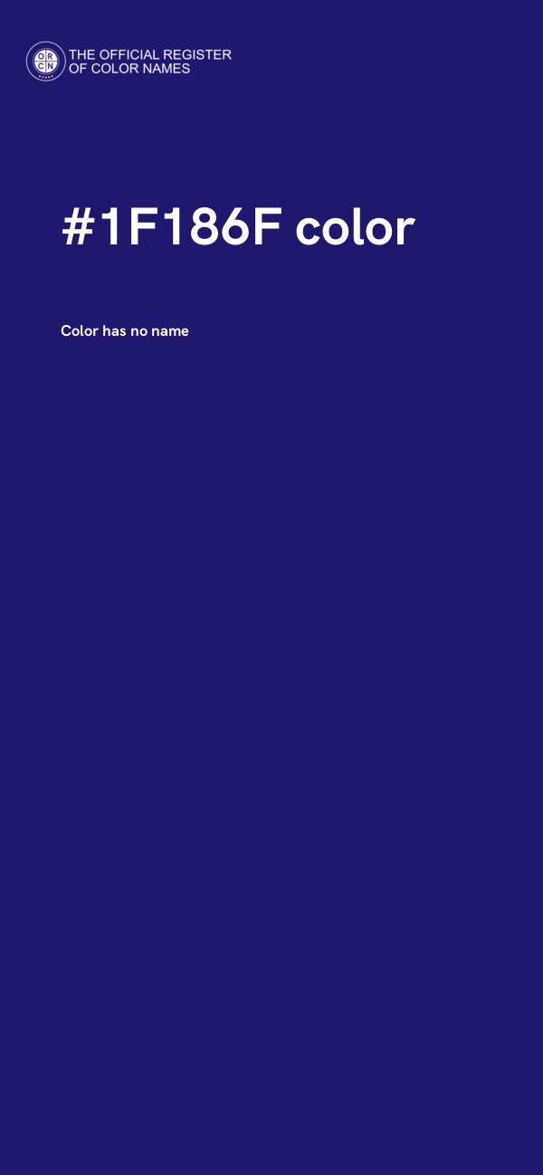 #1F186F color image