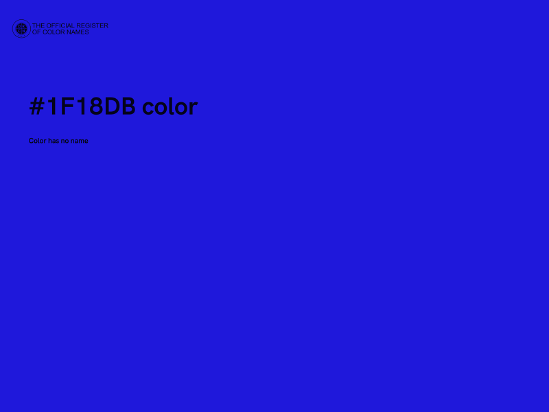 #1F18DB color image