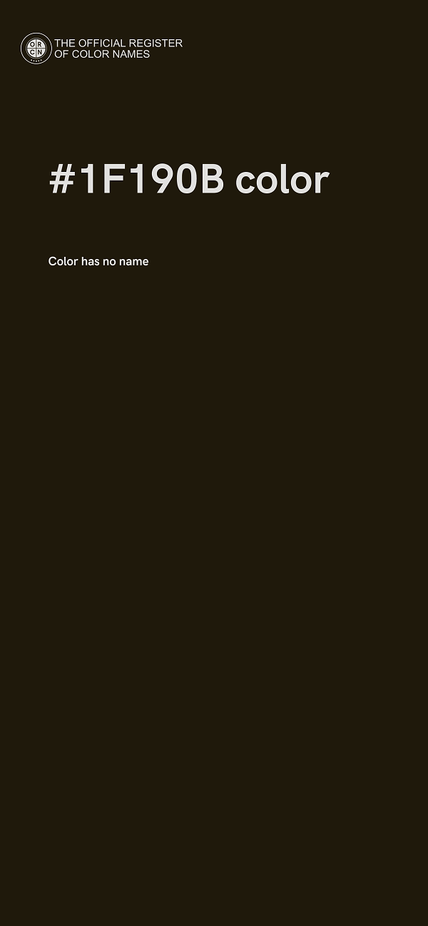 #1F190B color image