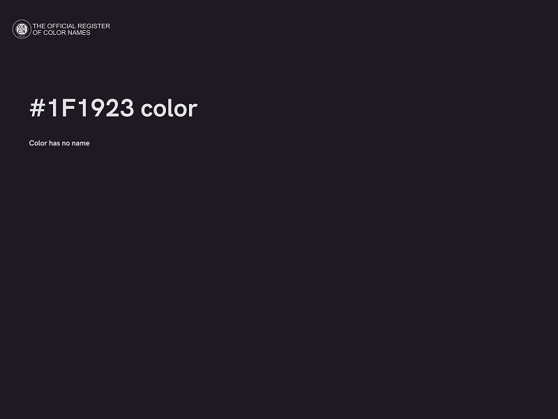 #1F1923 color image