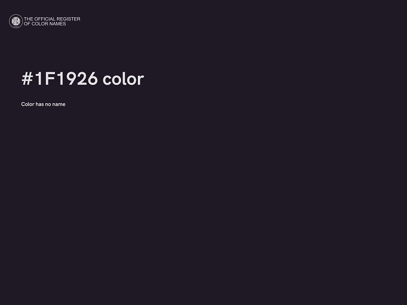 #1F1926 color image