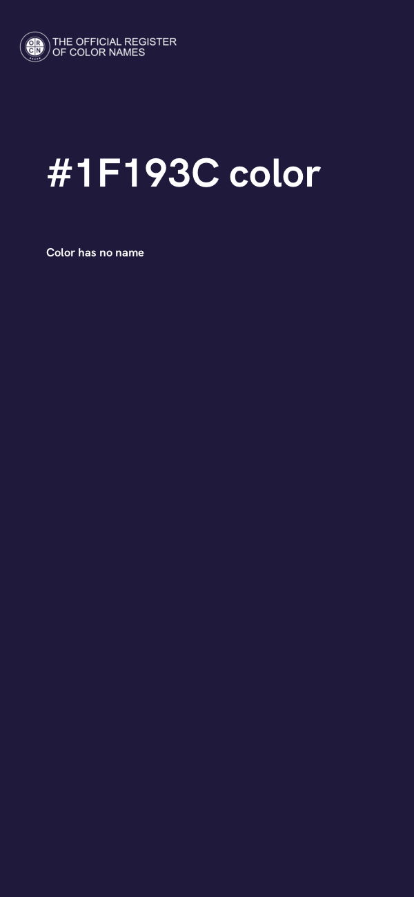 #1F193C color image