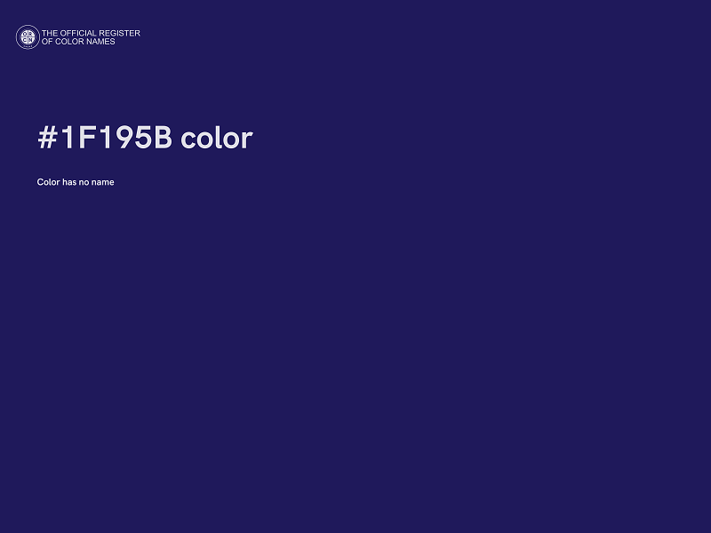 #1F195B color image