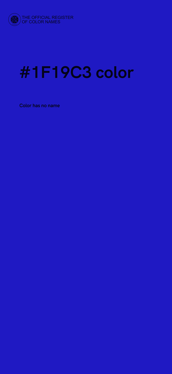#1F19C3 color image