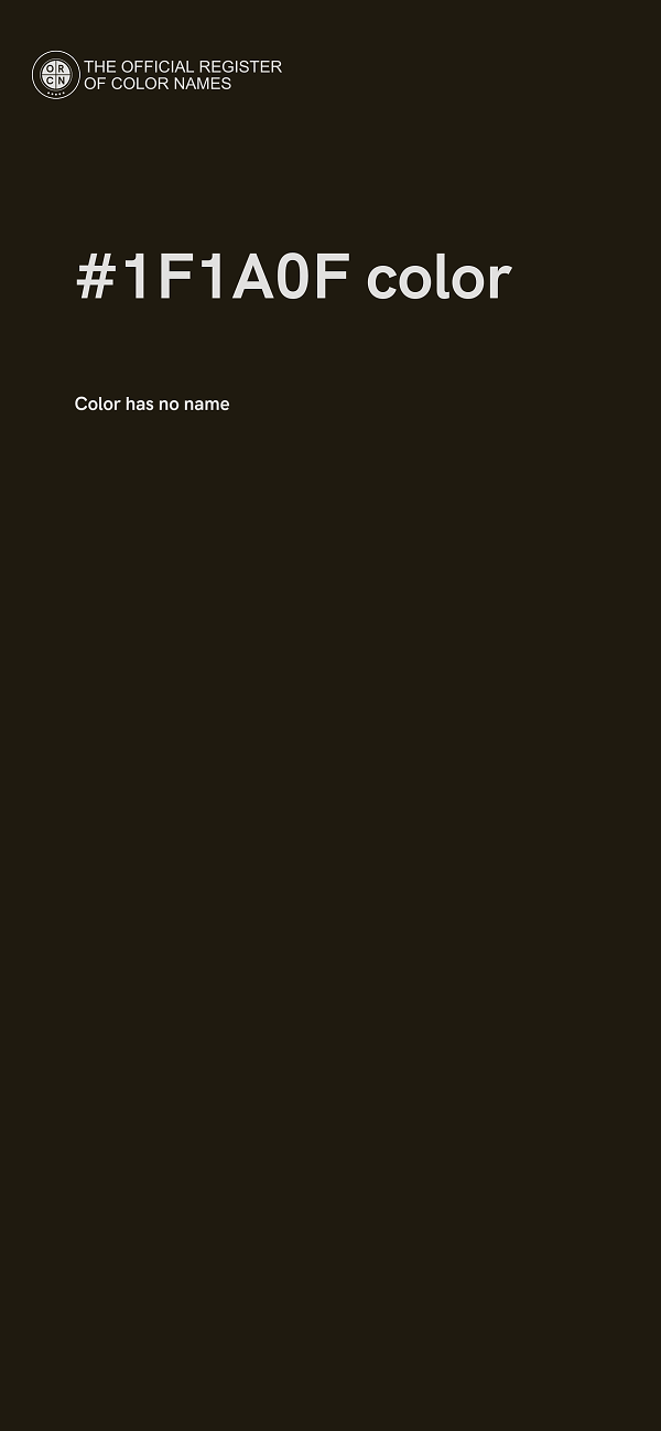 #1F1A0F color image