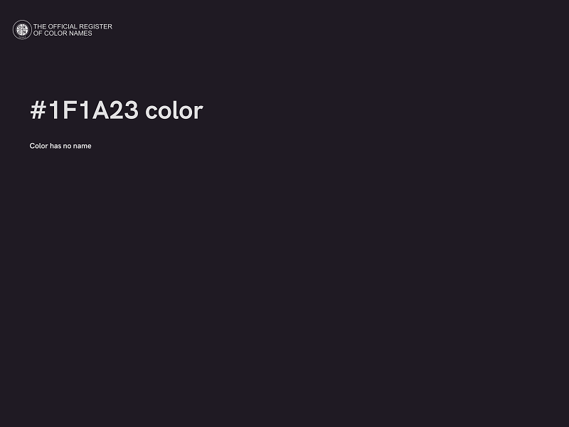 #1F1A23 color image