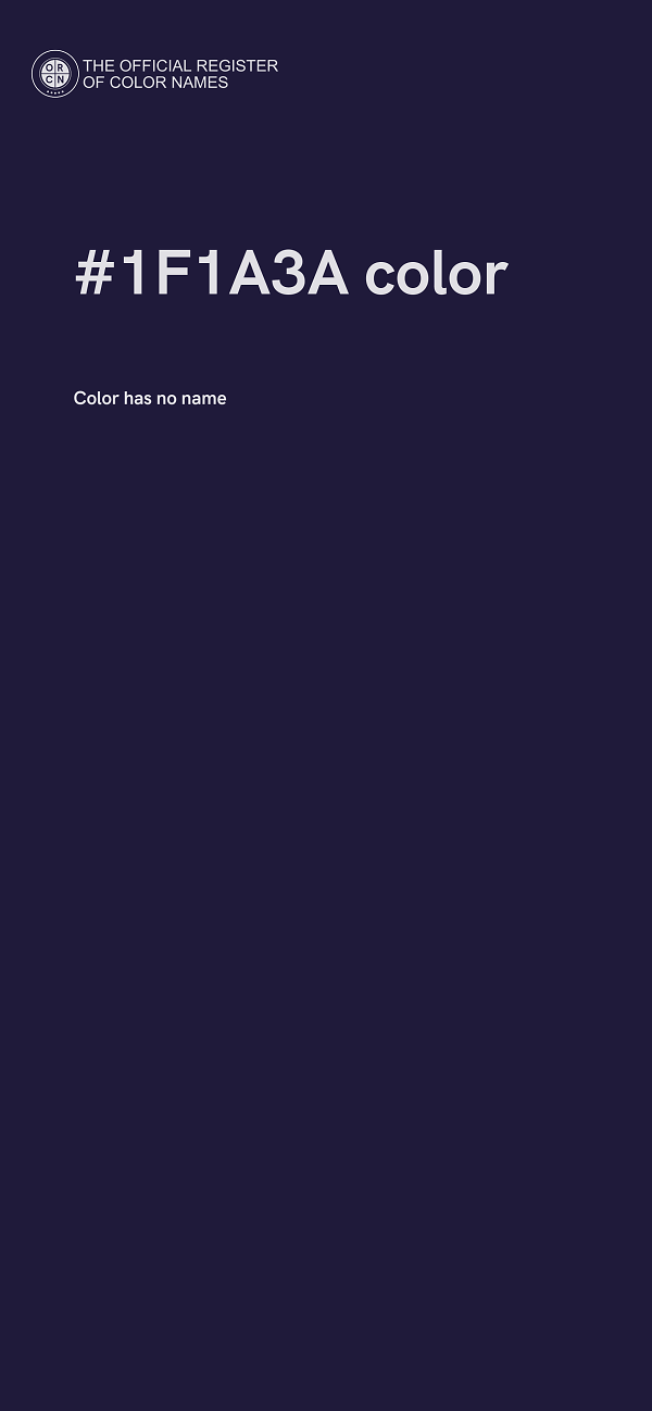 #1F1A3A color image