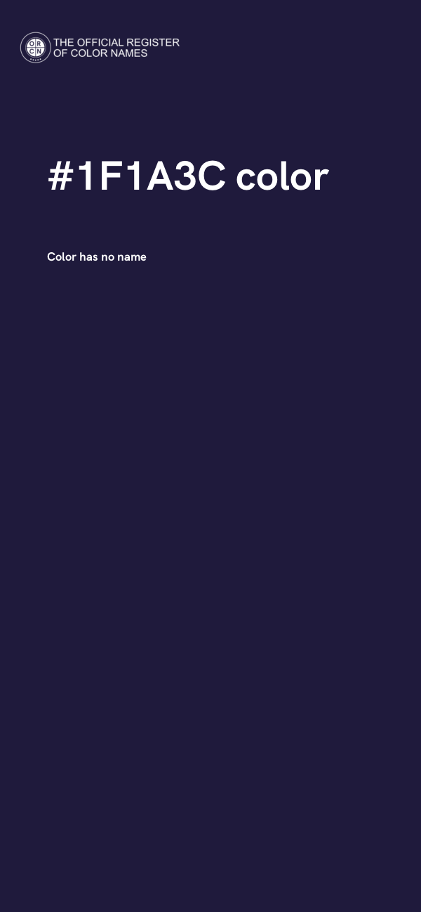 #1F1A3C color image