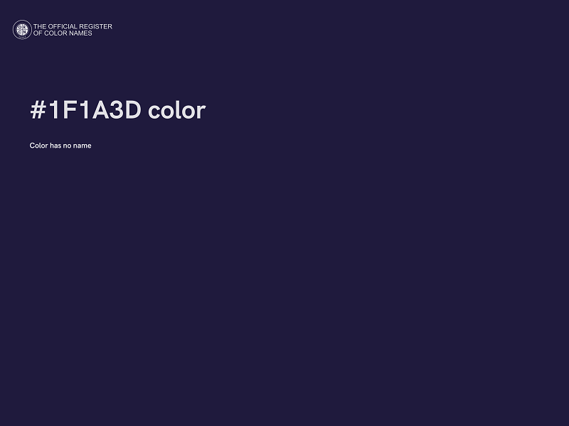 #1F1A3D color image
