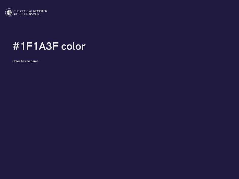 #1F1A3F color image