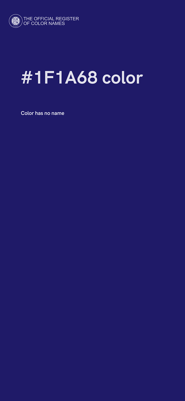 #1F1A68 color image