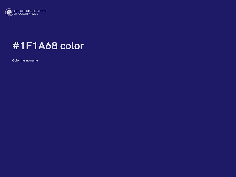#1F1A68 color image