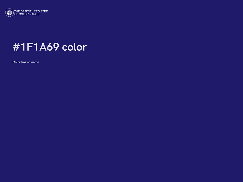 #1F1A69 color image