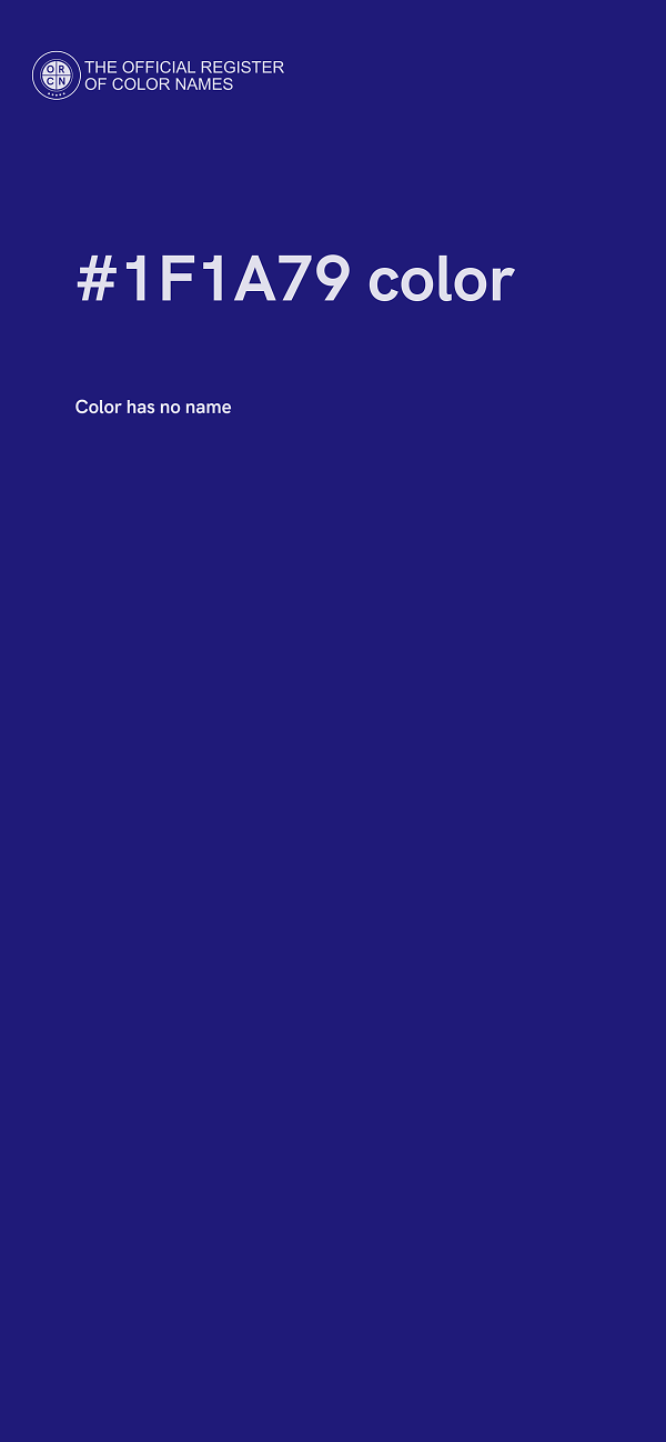 #1F1A79 color image