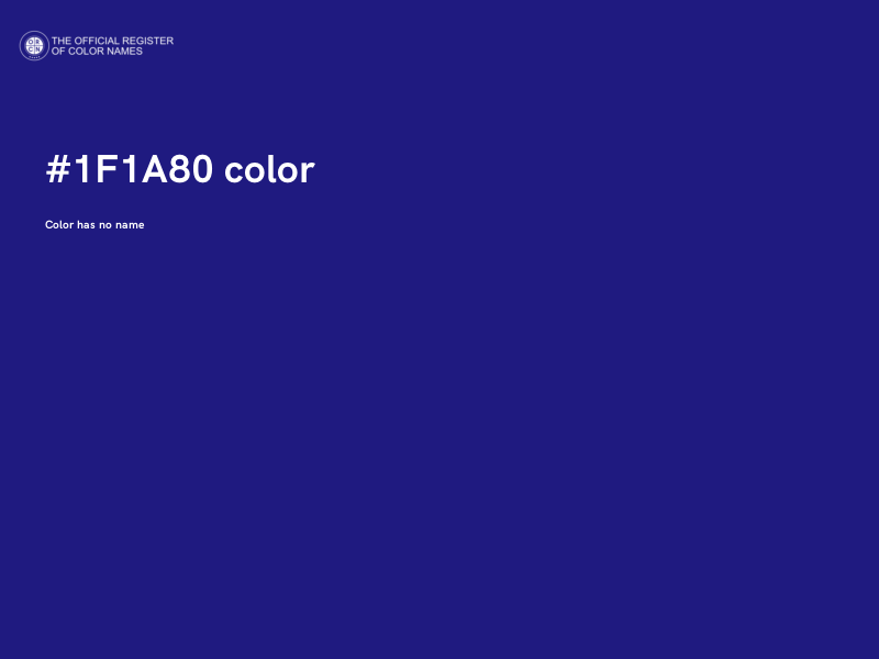#1F1A80 color image