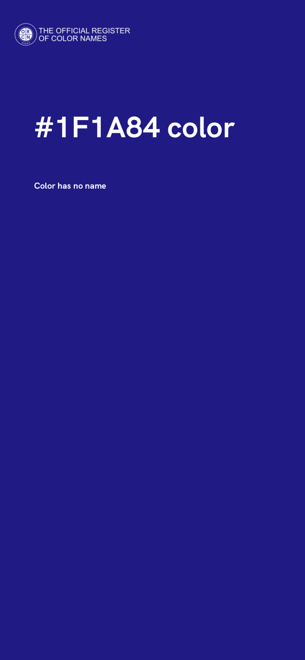 #1F1A84 color image