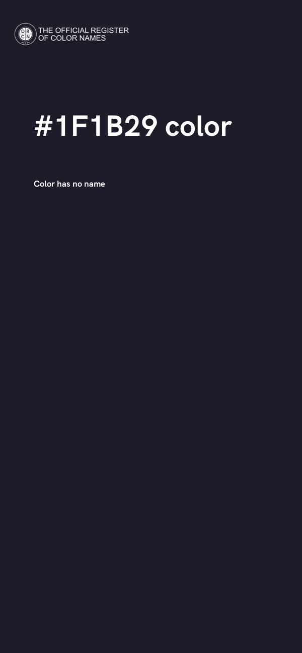#1F1B29 color image