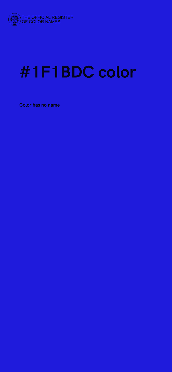 #1F1BDC color image