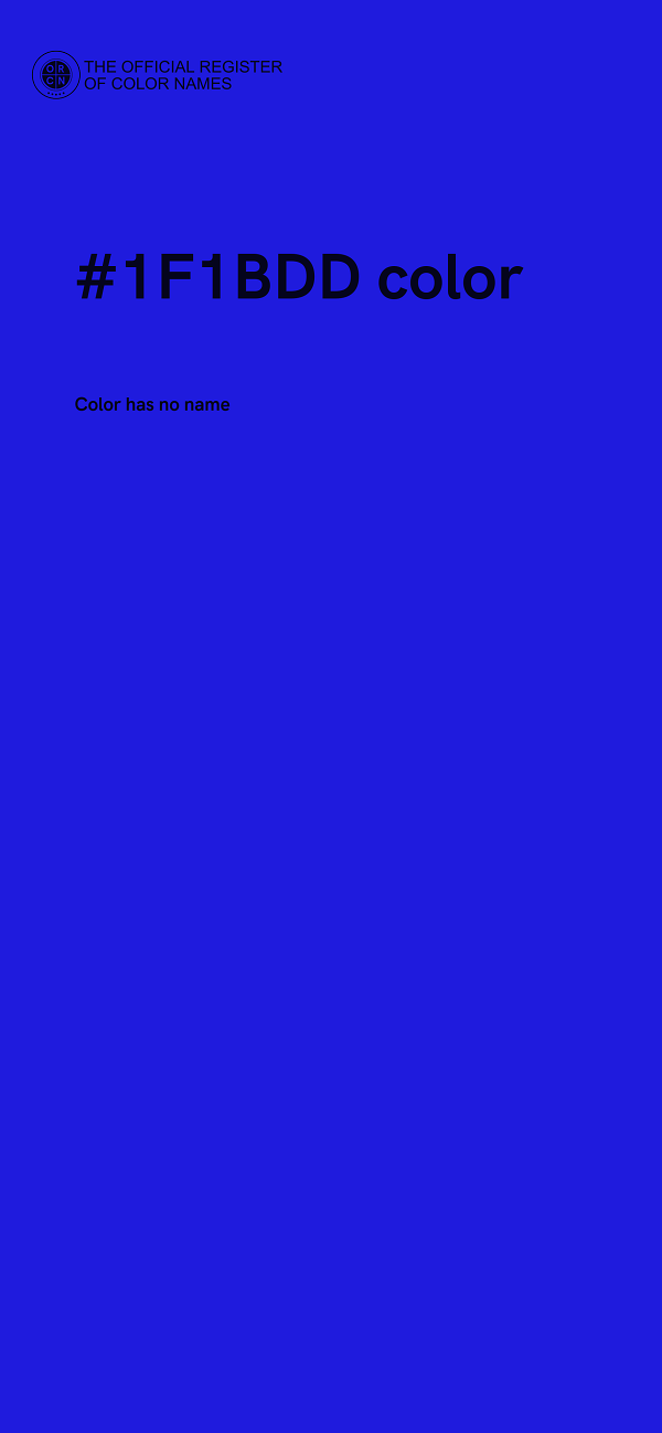 #1F1BDD color image