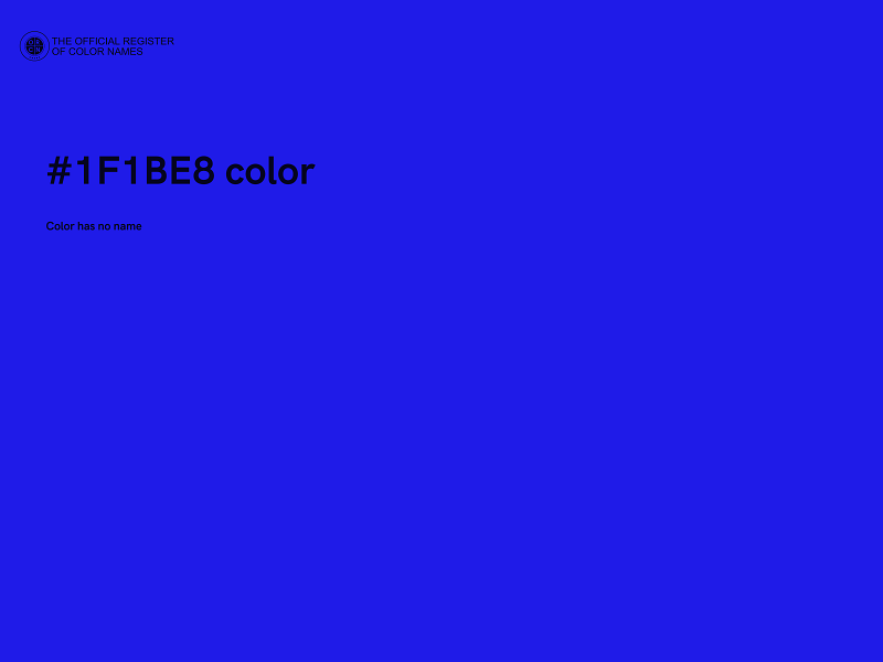 #1F1BE8 color image