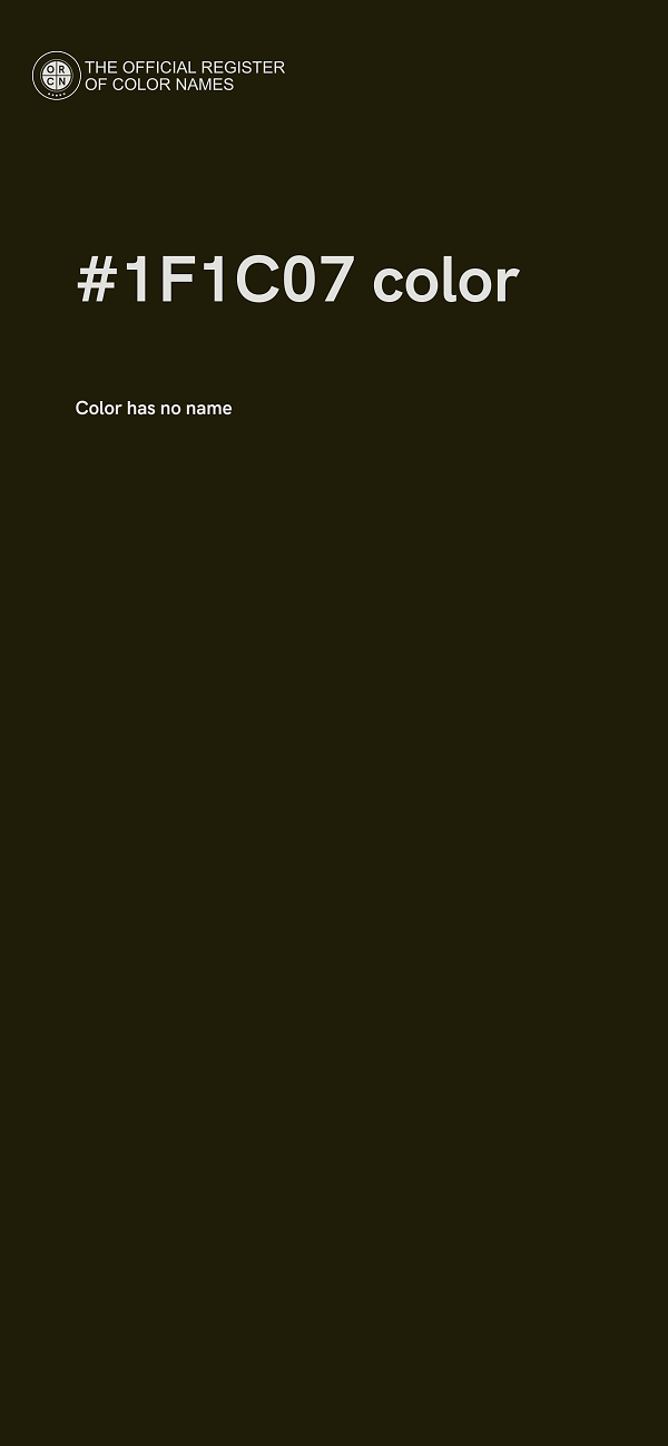 #1F1C07 color image